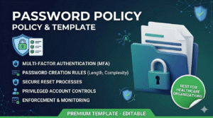 HIPAA password requirements policy template