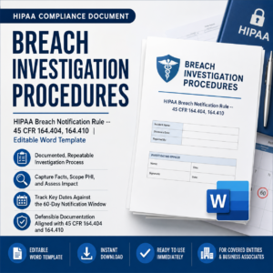 Breach Investigation Procedures