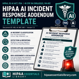 HIPAA AI Incident Response Addendum